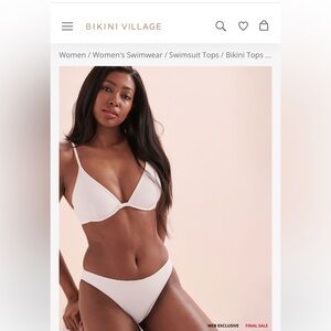 Billabong Ribbed White Swimwear Set bikini